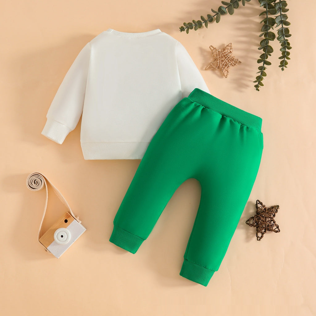 Kinder Pullover-Set mit langen Ärmeln und Hose – Bild 3 | LuxeStyle