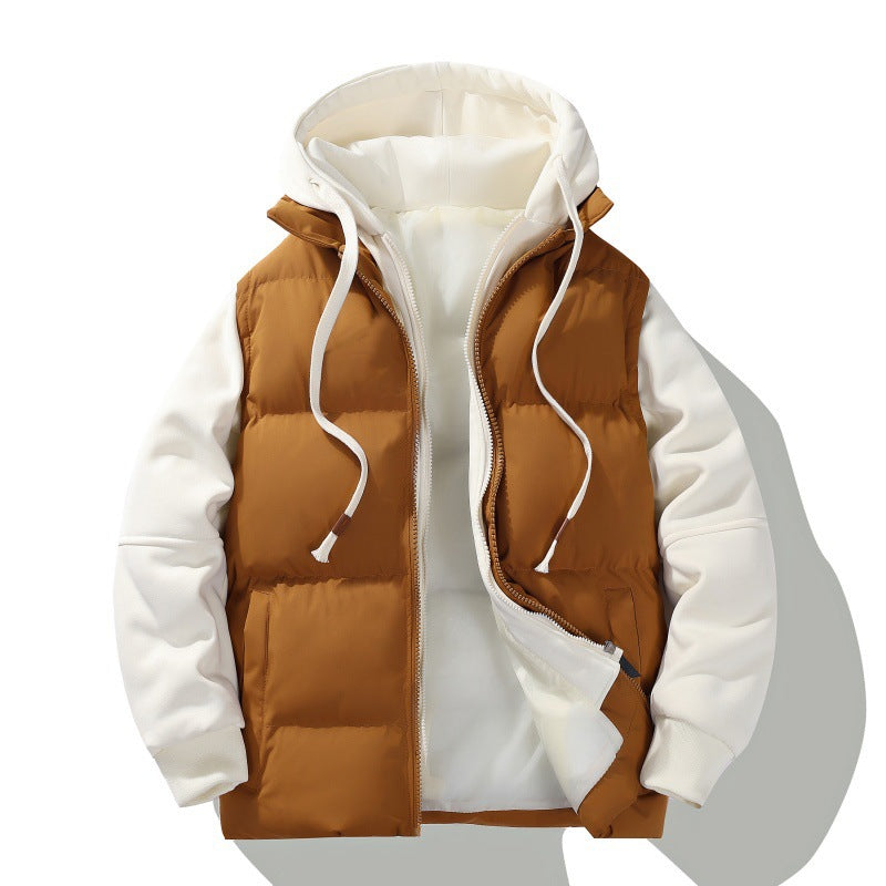 Gefütterte Jacke mit Kapuze für Herren – Bild 2 | LuxeStyle