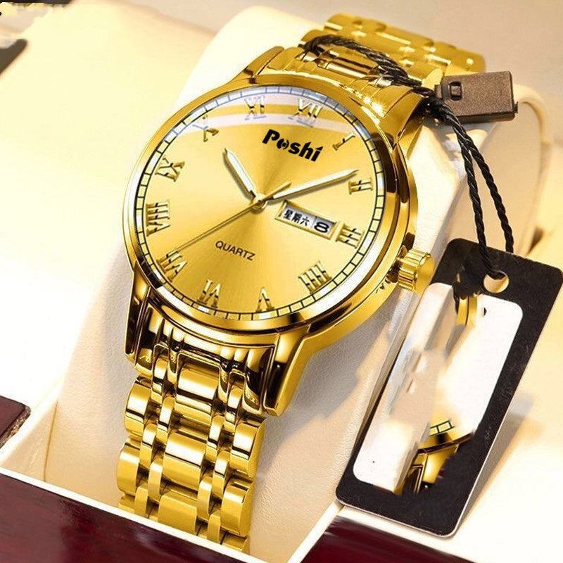 Herrenuhr Stahlband, Leuchtend, Wasserdicht – Bild 12 | LuxeStyle