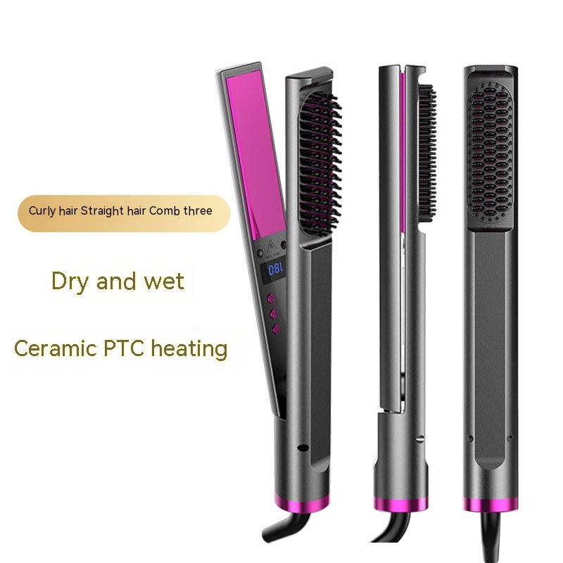 3-in-1 Glätteisen & Lockenstab für trockenes/nasses Haar – Bild 3 | LuxeStyle