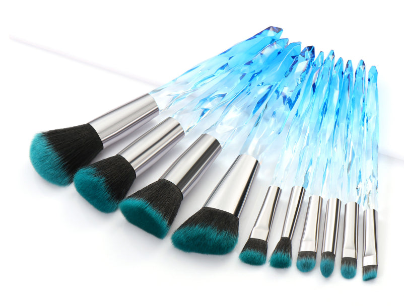 Kristall-Make-up-Pinsel-Set