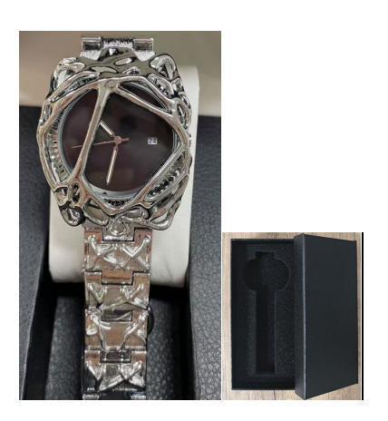 Silberne Armbanduhr – Bild 2 | LuxeStyle
