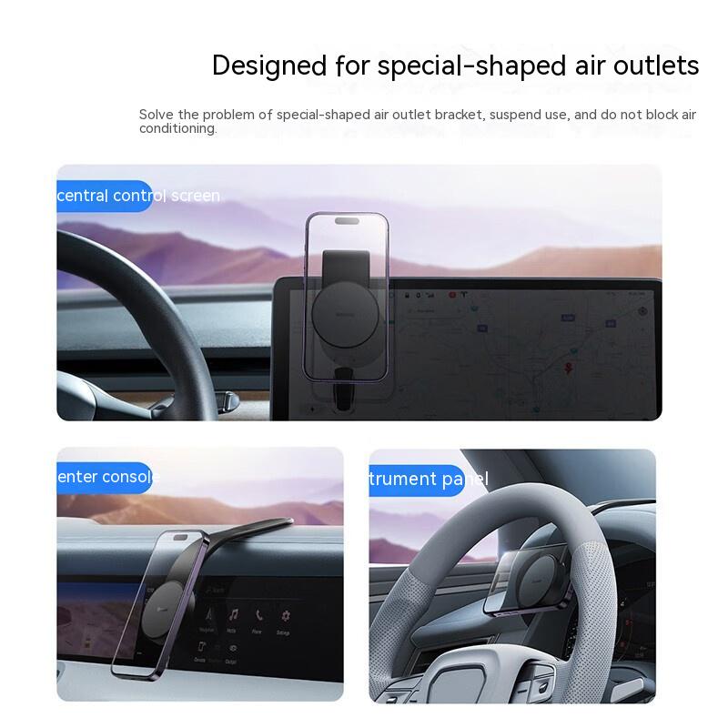 Magnetische biegbare Auto-Halterung mit 15W Wireless Charger