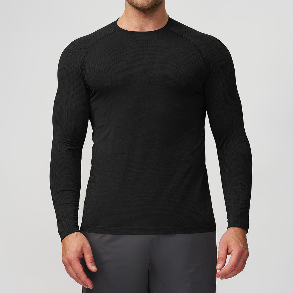 Langarm T-Shirt Schnell-Trocknend für Sport – Bild 11 | LuxeStyle