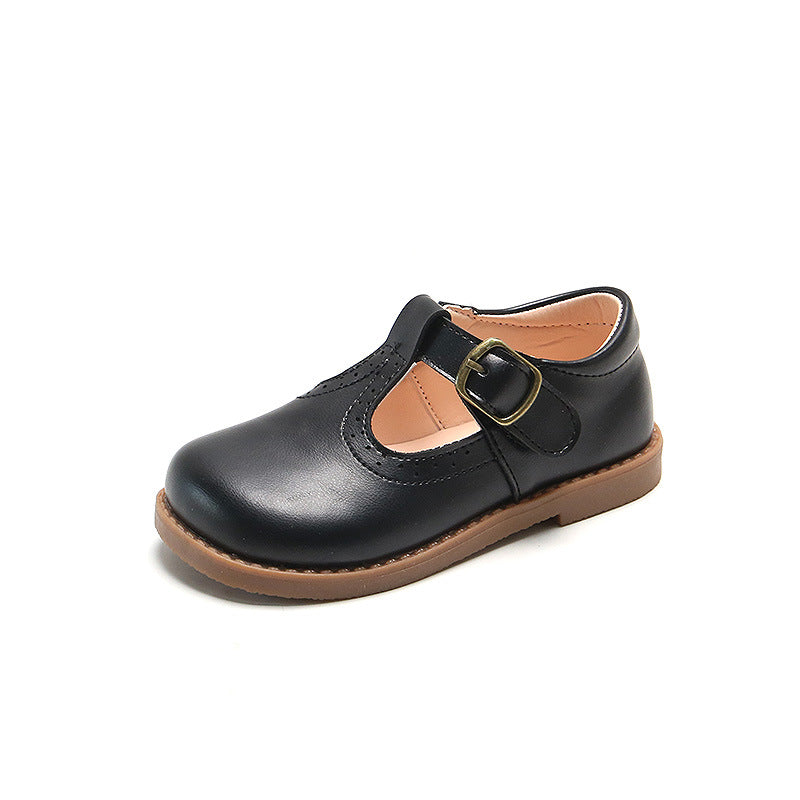 Kinder Lederschuhe im britischen Stil mit Klettverschluss – Bild 3 | LuxeStyle