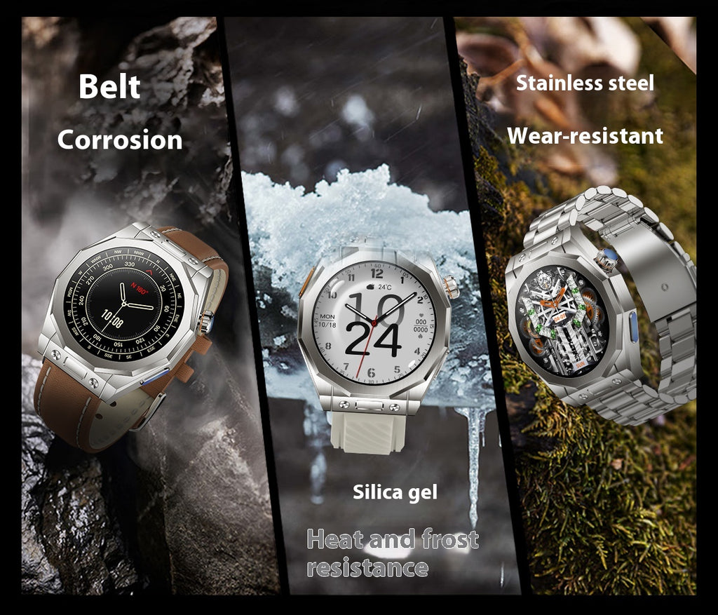 Smartwatch mit NFC und 3 Armbändern | LuxeStyle
