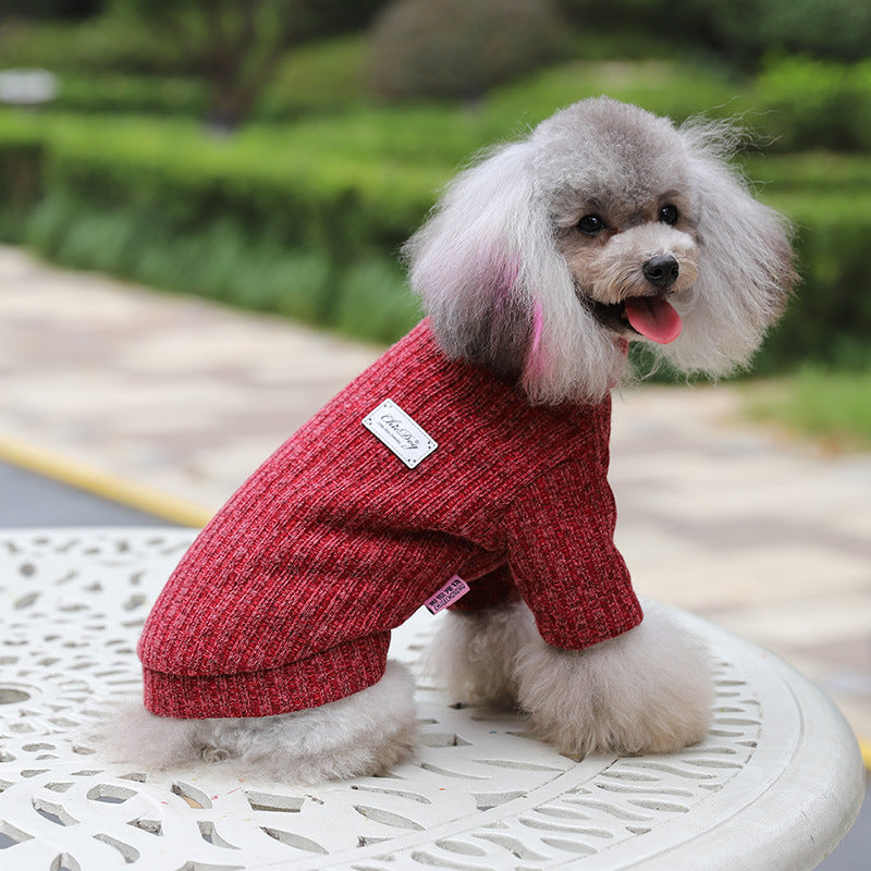 Dicker Herbst-Winter-Pullover für Hunde – Bild 2 | LuxeStyle
