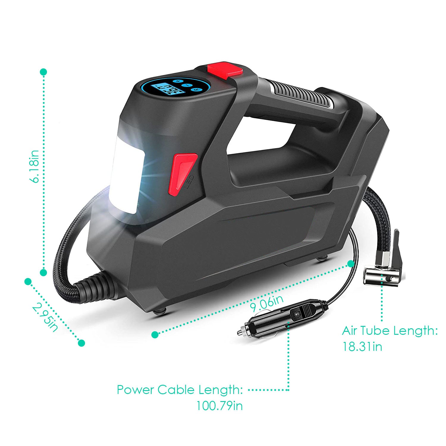 Tragbarer Reifenpump