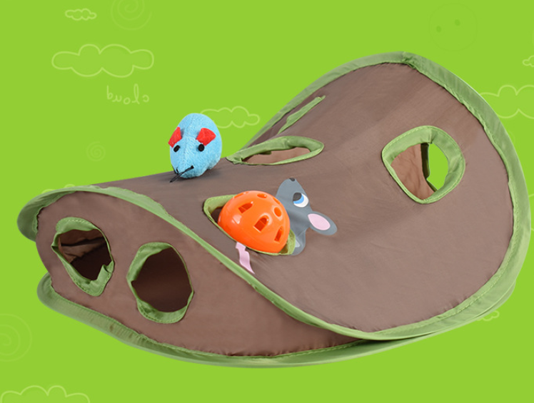 Mäuseloch-Puzzle-Spielzeug mit Glöckchen – Bild 7 | LuxeStyle