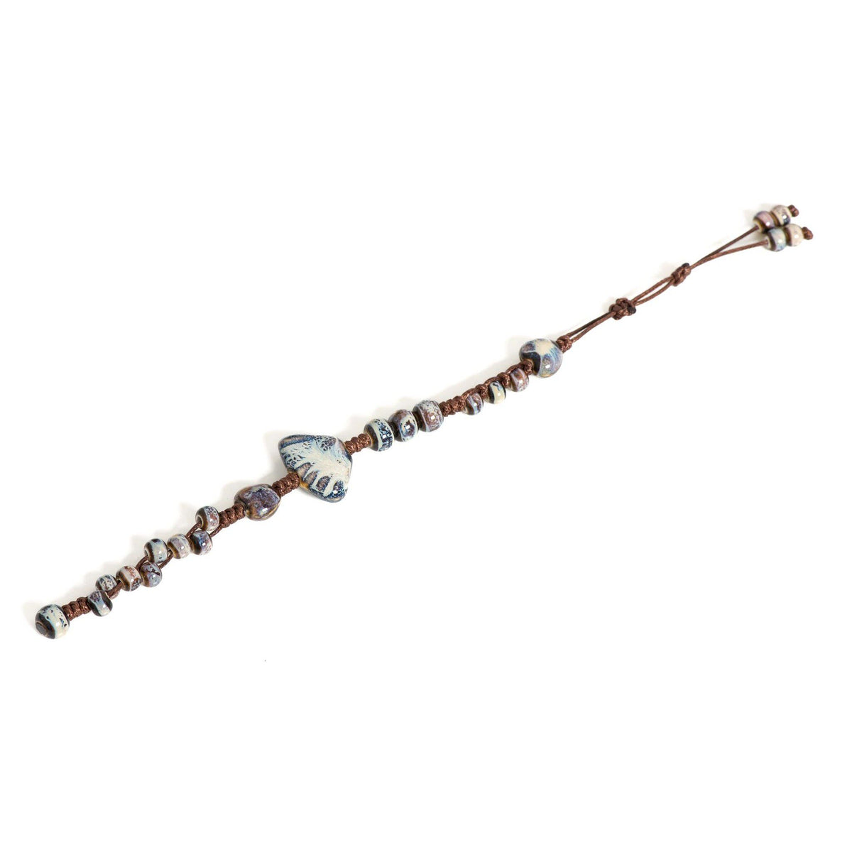 Verstellbares Armband mit Schmetterling und Keramik | LuxeStyle