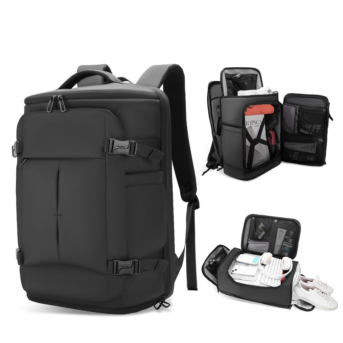 Business-Reiserucksack 20-35 L, Oxford, Unisex – Bild 2 | LuxeStyle