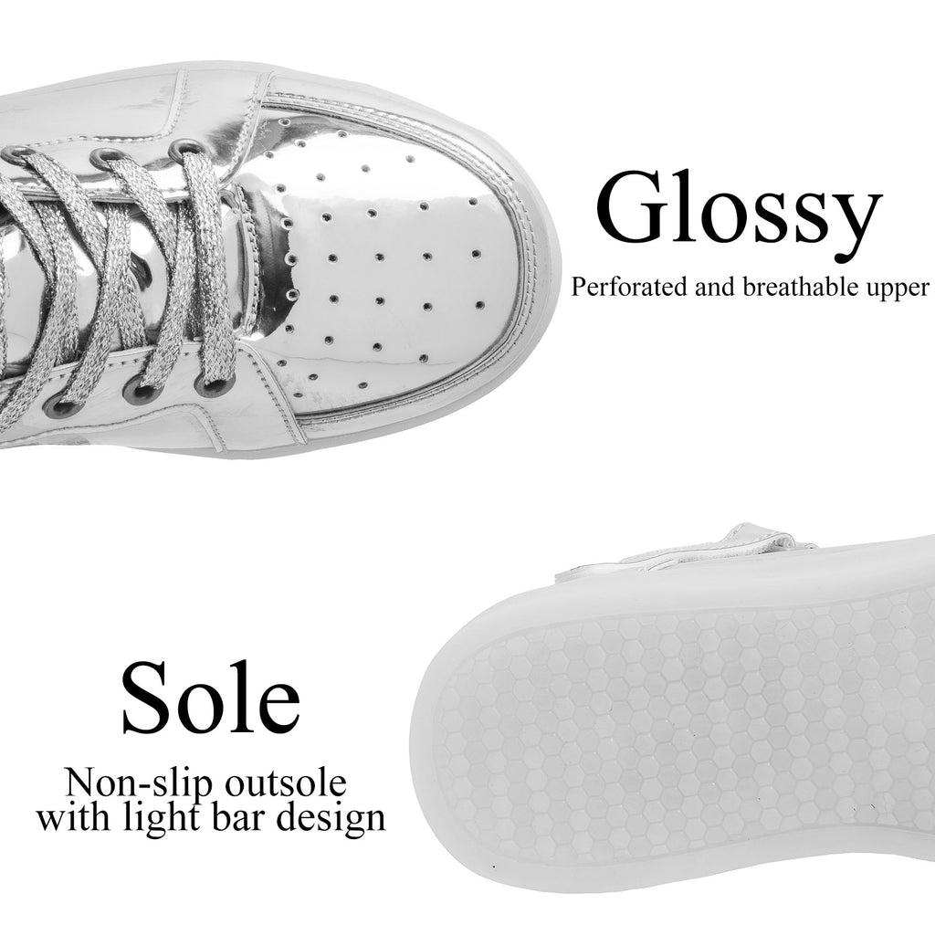 LED-High-Top-Sneaker mit Licht