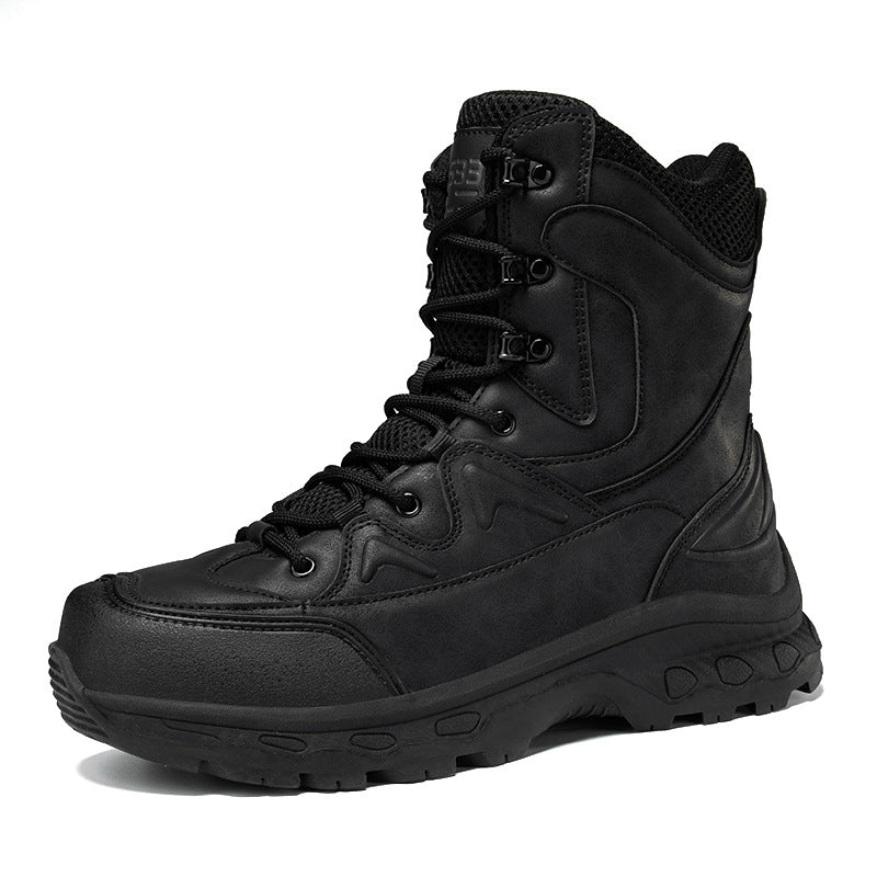 Taktische Mid-Cut-Stiefel mit Gummisohle – Bild 2 | LuxeStyle