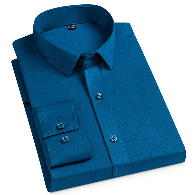 Männerlangarm-Poloshirt ohne Taschen – Bild 11 | LuxeStyle