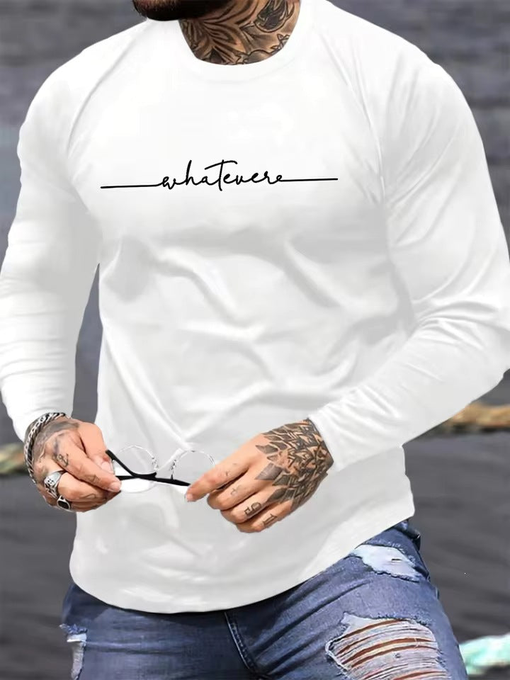 Herren-Basic Langarm T-Shirt
