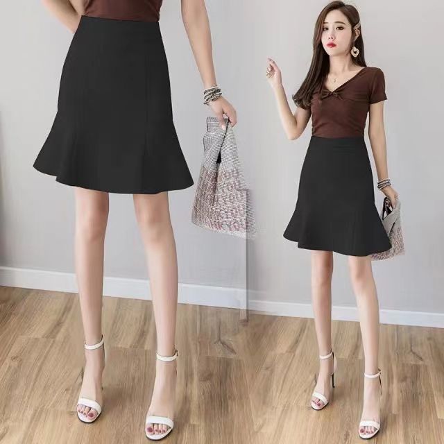 Elegantes Fishtail-Midikleid