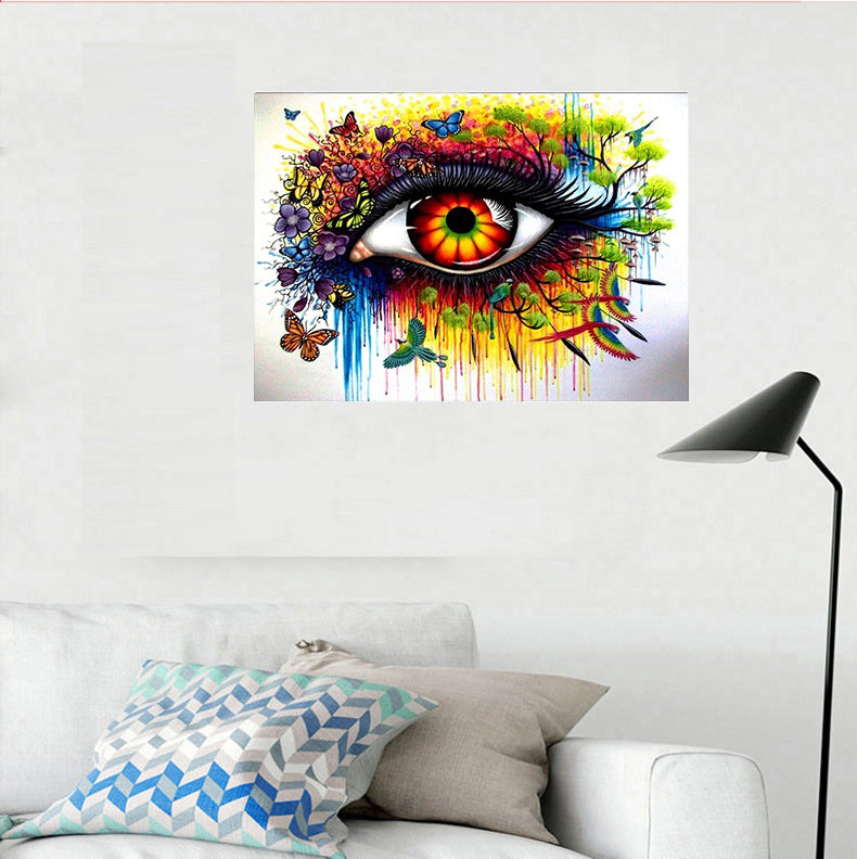 Fantasy-Auge Diamond Painting (70x50 cm)