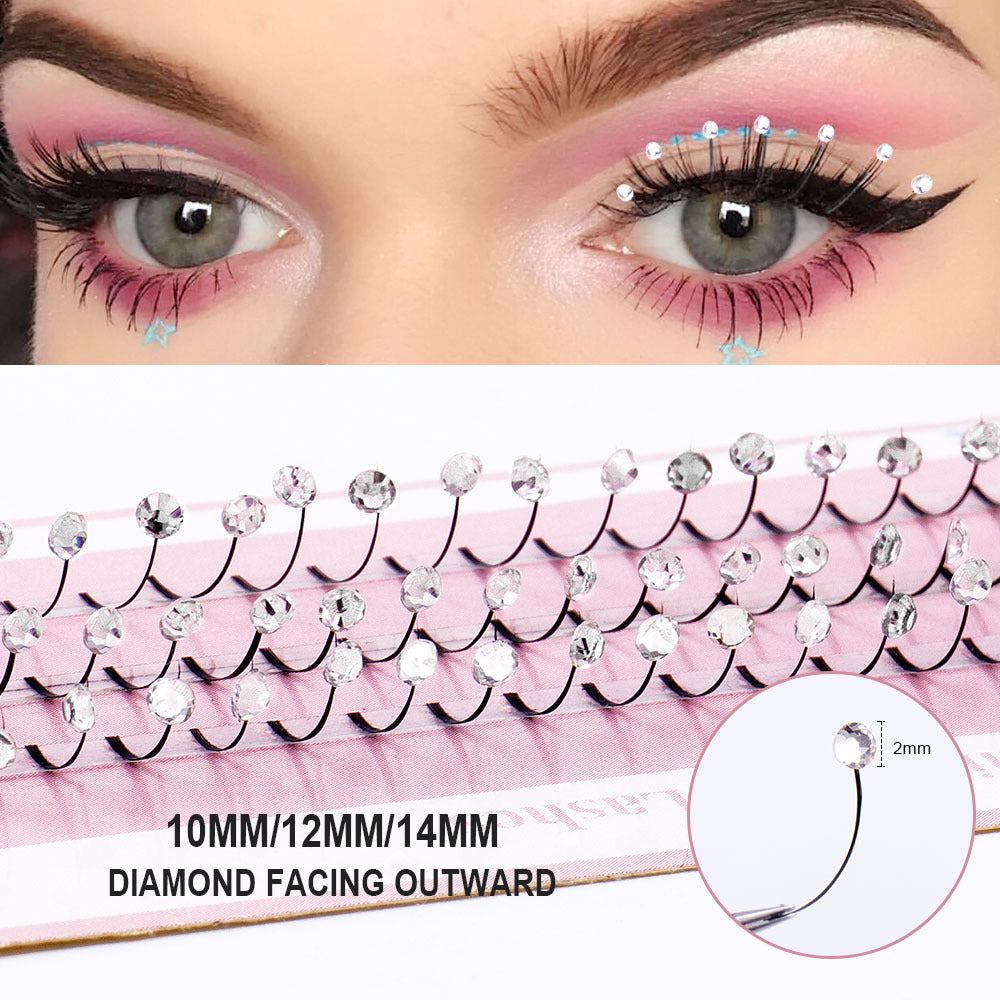Falsche Wimpern mit Strass-Design – Bild 2 | LuxeStyle