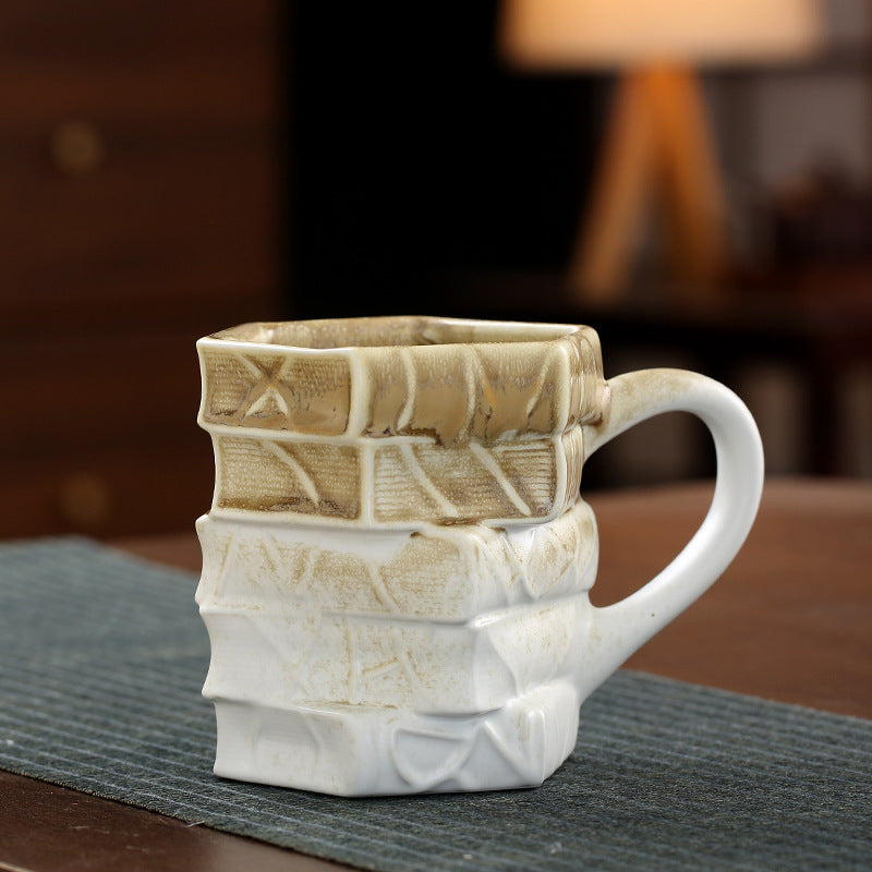 Keramik-Kaffeetasse mit Buchmotiv – Bild 2 | LuxeStyle