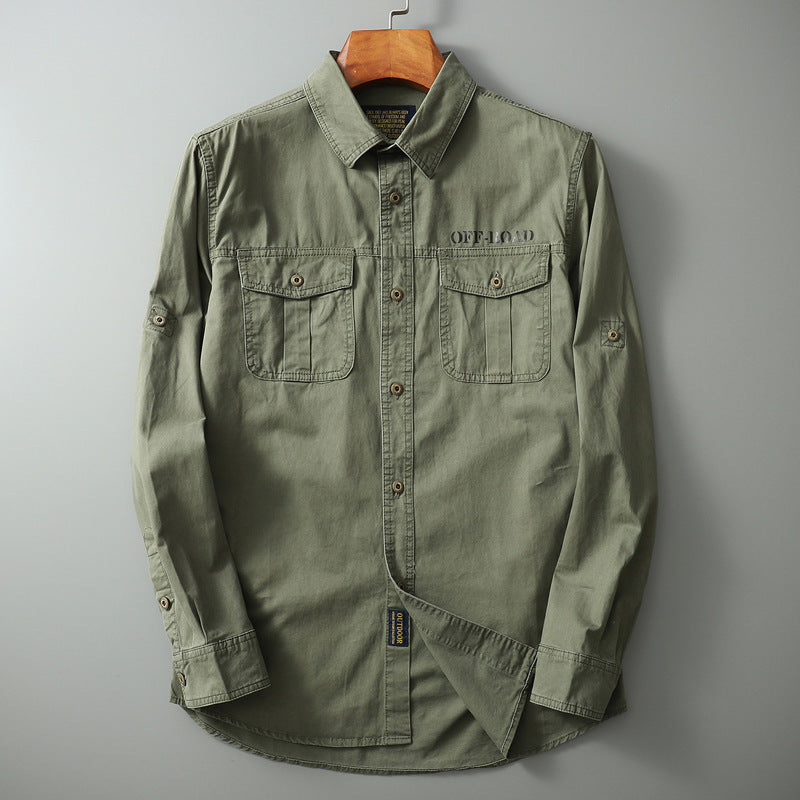 Langärmliges, lockeres Shirt in Einfarbigem | LuxeStyle