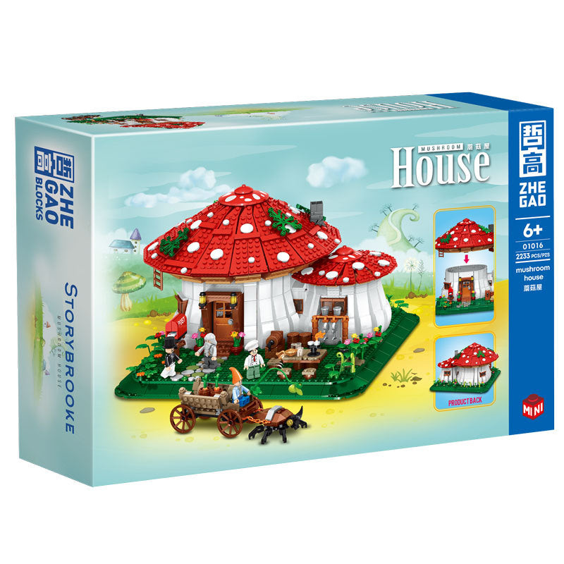 Pilzhaus-Strassenansicht Baustein-Puzzle – Bild 5 | LuxeStyle