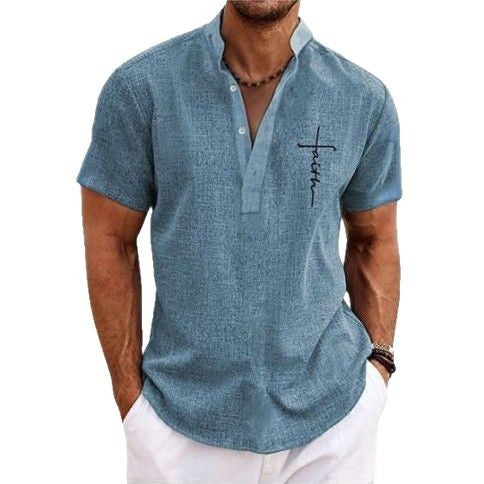 Freizeitanzug mit 3D-Print Polo-Shirt – Bild 5 | LuxeStyle