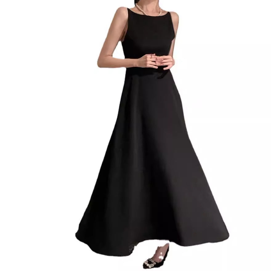 Damen Langarmlos Kleid Einzelseiten