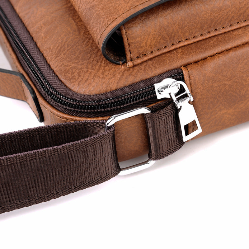 Business Schultertasche aus PU-Leder – Bild 8 | LuxeStyle