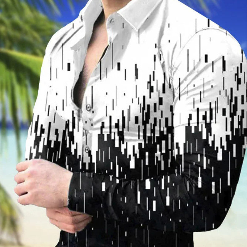 Herren Langarmshirt mit 3D-Digitaldruck – Bild 14 | LuxeStyle
