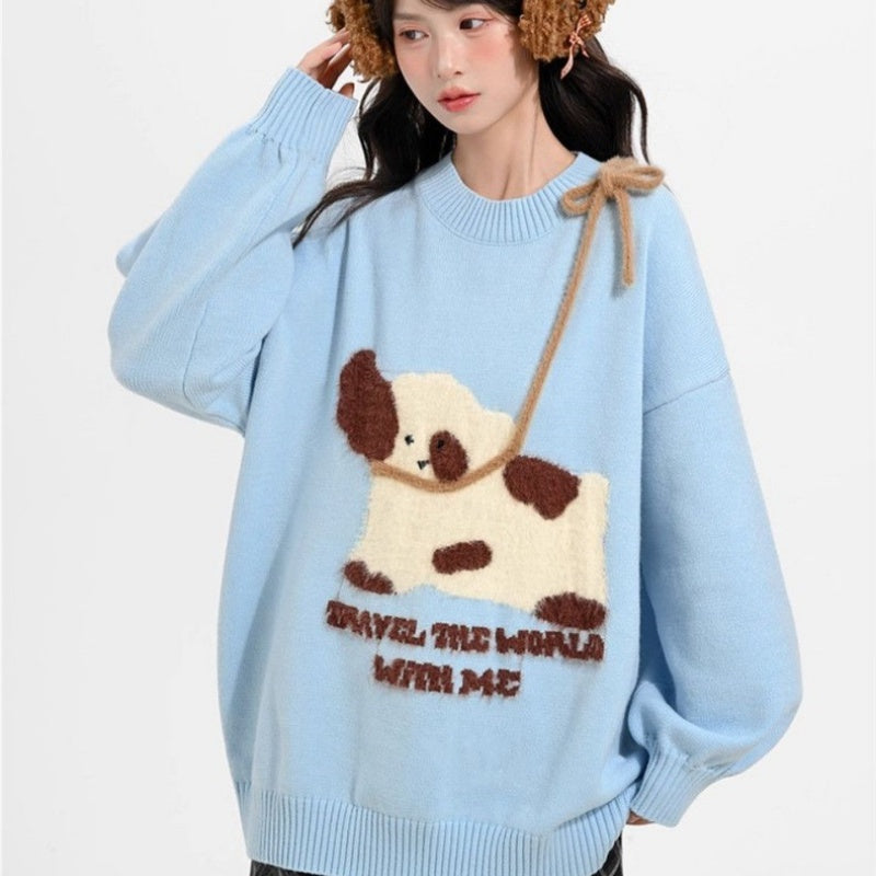 Blauer Pullover