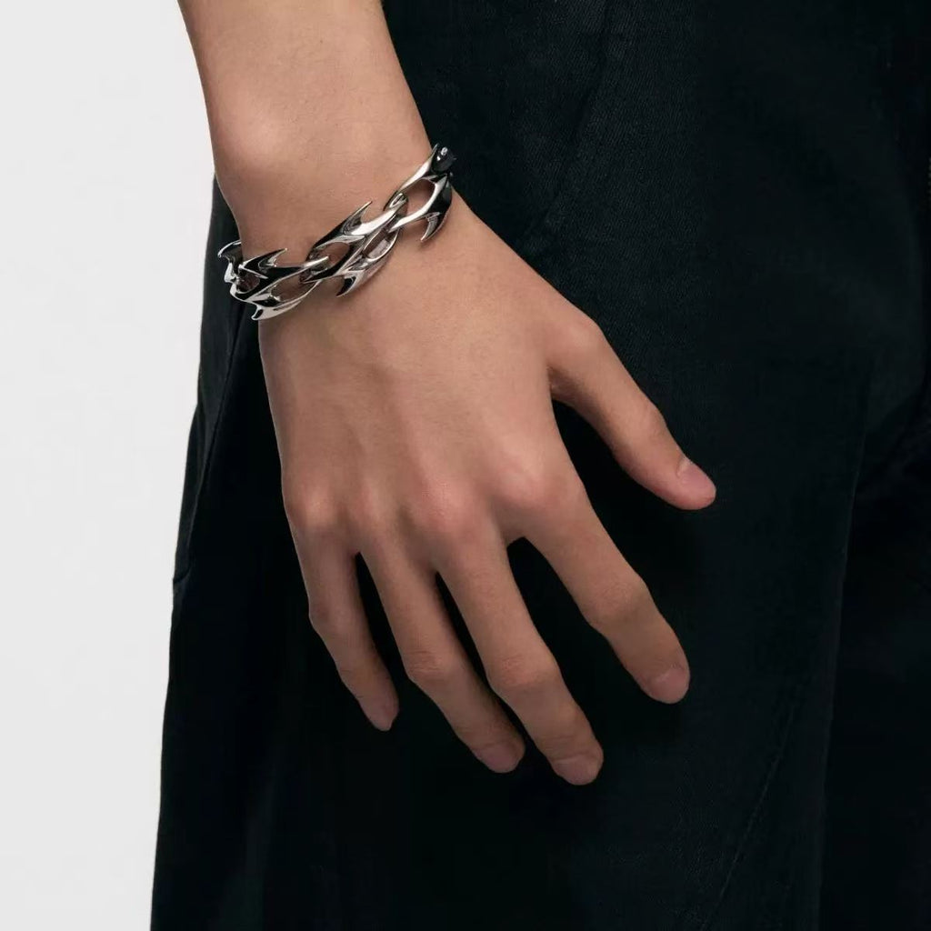 Punk-Style Schlangenknochen-Kette