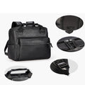 Grosser Reise-Laptop-Rucksack aus PU-Leder – Bild 5 | LuxeStyle
