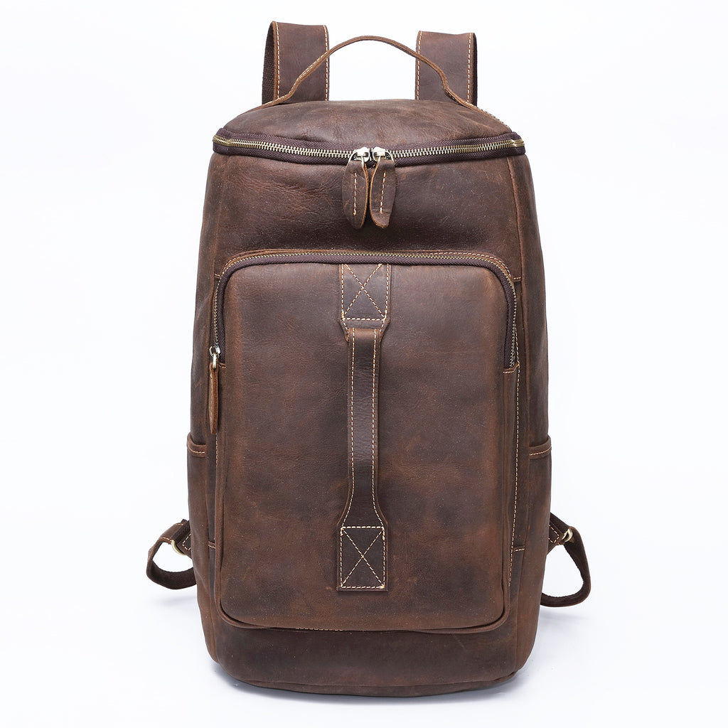 Retro Rucksack aus Leder – Bild 5 | LuxeStyle