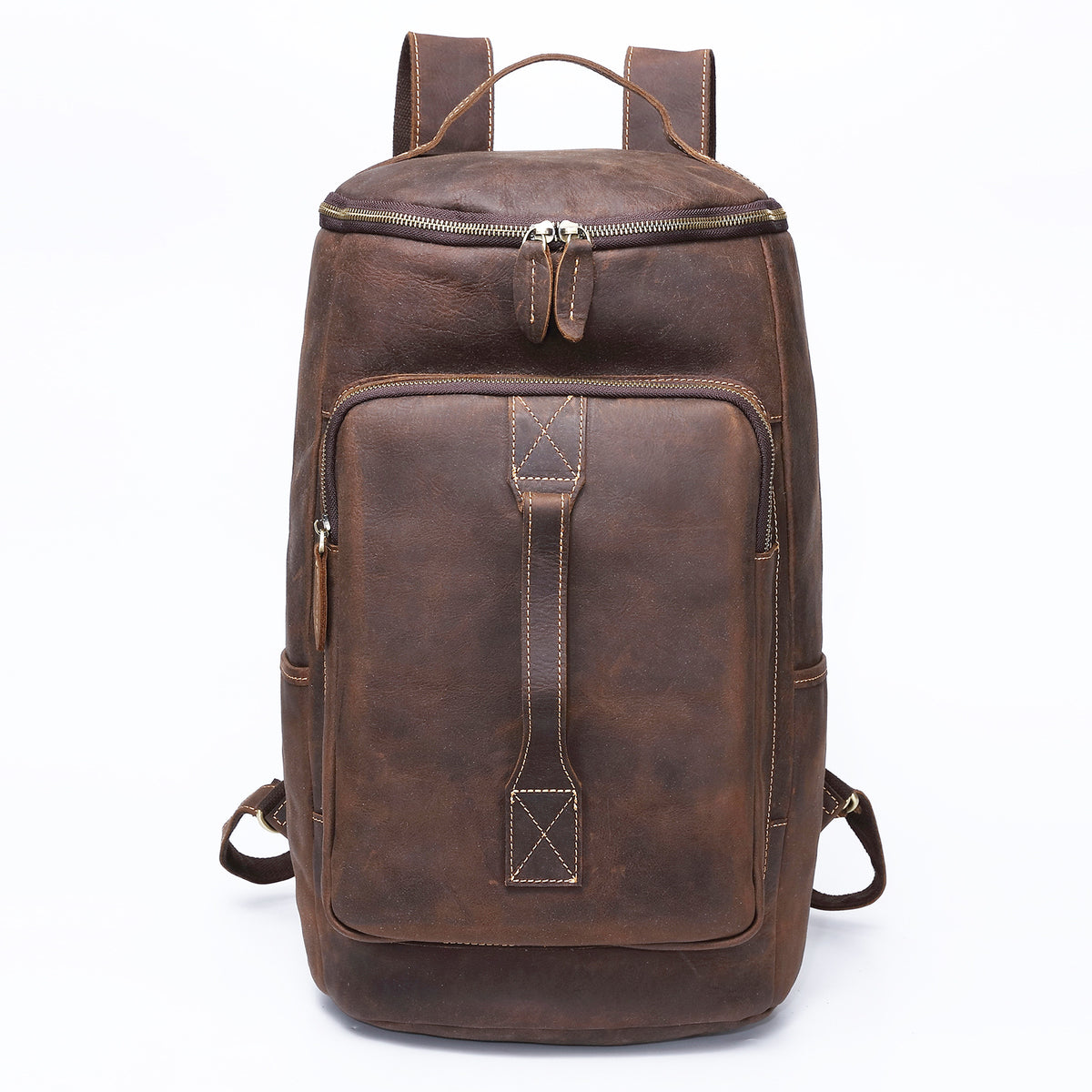 Retro Rucksack aus Leder – Bild 5 | LuxeStyle