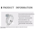 Moissanite Stapelring aus 925er Sterling Silber