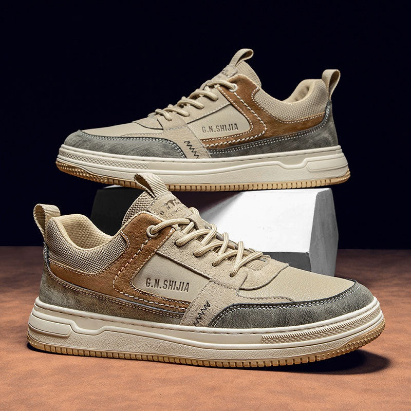 Retro Sports Casual Schuhe Herren Leder – Bild 4 | LuxeStyle