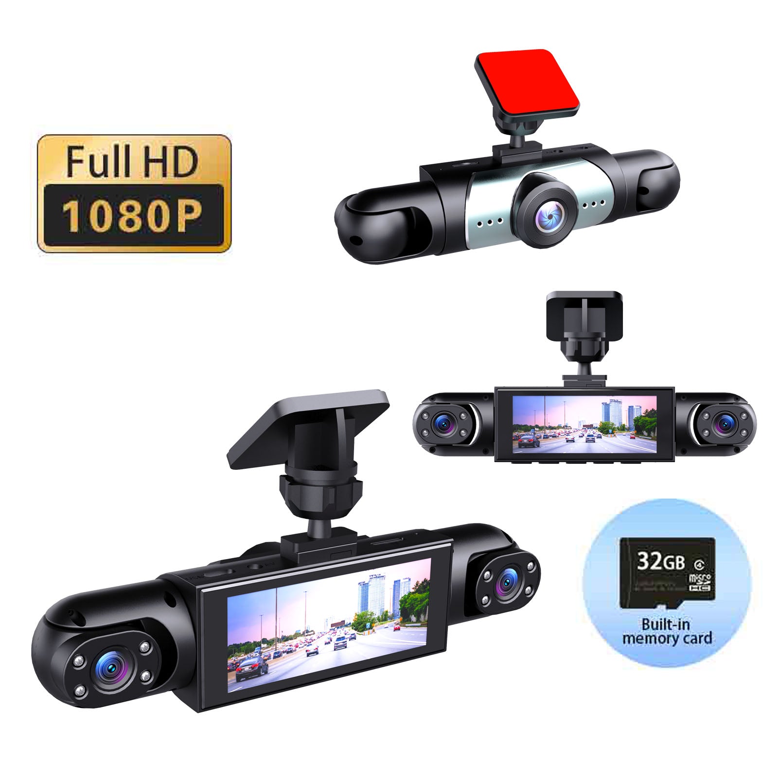 4-Kamera-Dashcam
