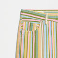 Gestreifte Loose-Fit Straight-Leg Jeans für Damen