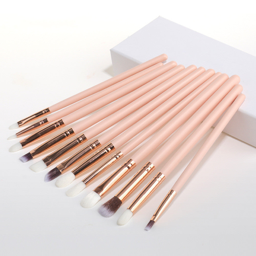 Multifunktionales 12-teiliges Augenpinsel-Set – Bild 5 | LuxeStyle