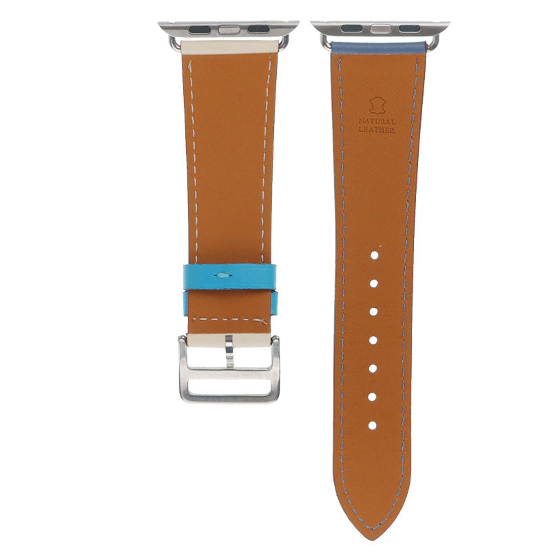 Zwei-Ton Leder-Uhrenarmband – Fashion – Bild 4 | LuxeStyle