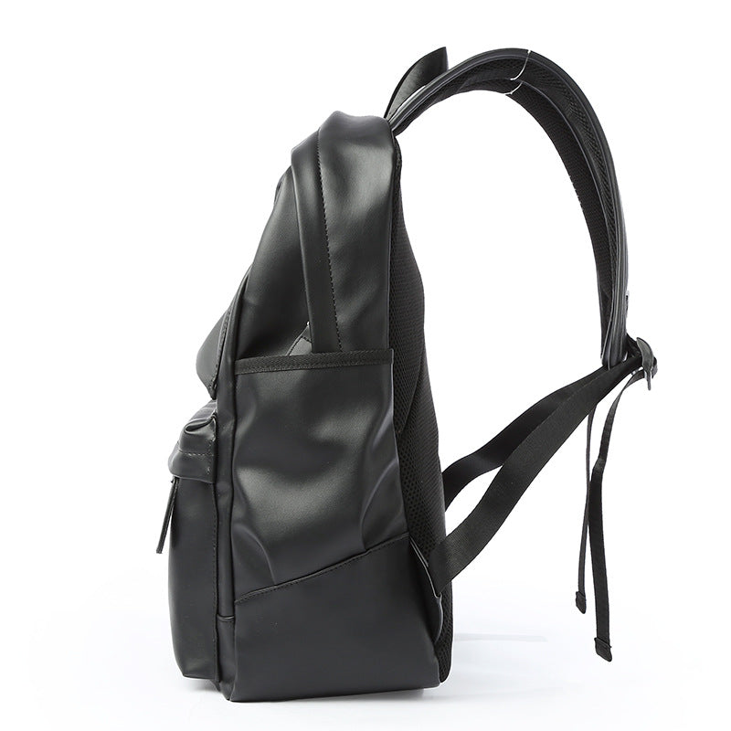 Unifarbener Rucksack für Herren – Bild 3 | LuxeStyle