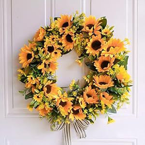 Sonnenblumen-Girlande für Tür und Wand