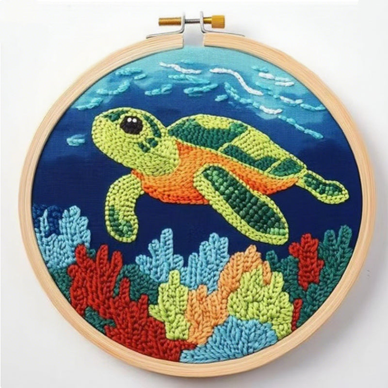 Anfänger-Embroidery-Set: Süße Tier-Motive