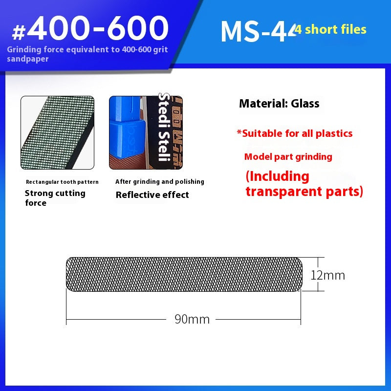 Nagelfeile aus Glas für Glanz
