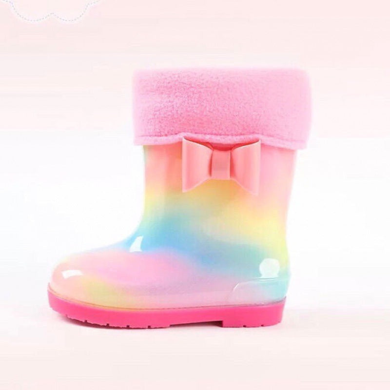 Gefütterte PVC-Regenstiefel für Kinder