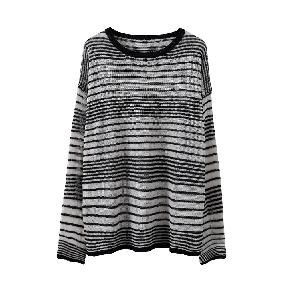 Gestreifter Cozy Pullover für Damen