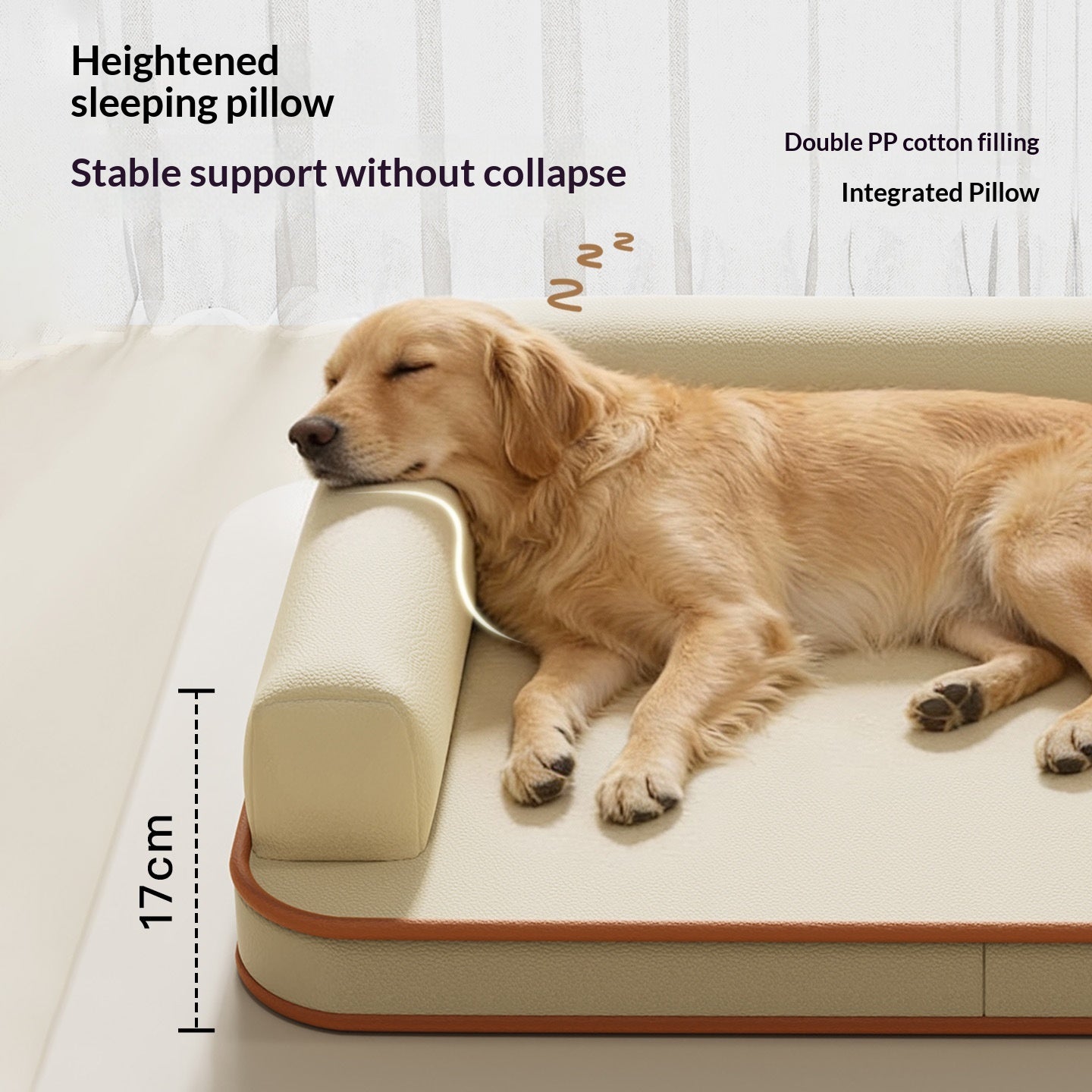 Ganzjahres-Hundebett für mittlere bis grosse Rassen