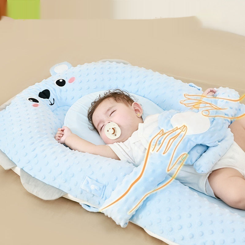 Neigbare Baby-Schlafunterlage mit Tiermotiven