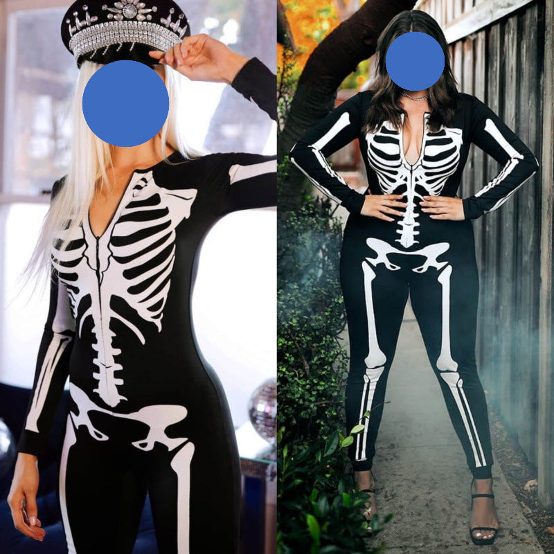 Skelett Digital Jumpsuit für Damen