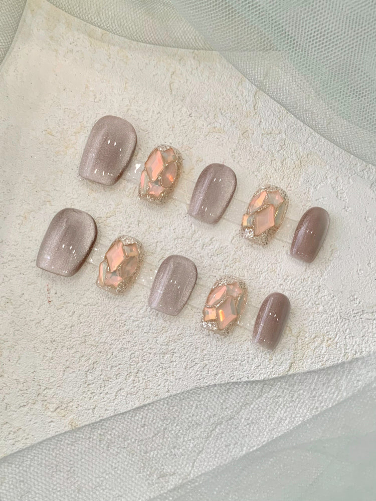 Venice Cat Eye Micro Glasperlen Nägel – Bild 8 | LuxeStyle